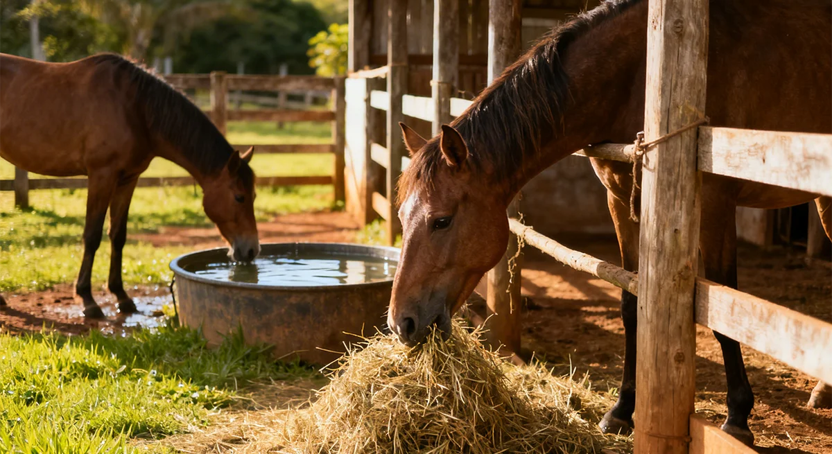 Mitos sobre alimentação de cavalos: o que é verdade e o que evitar