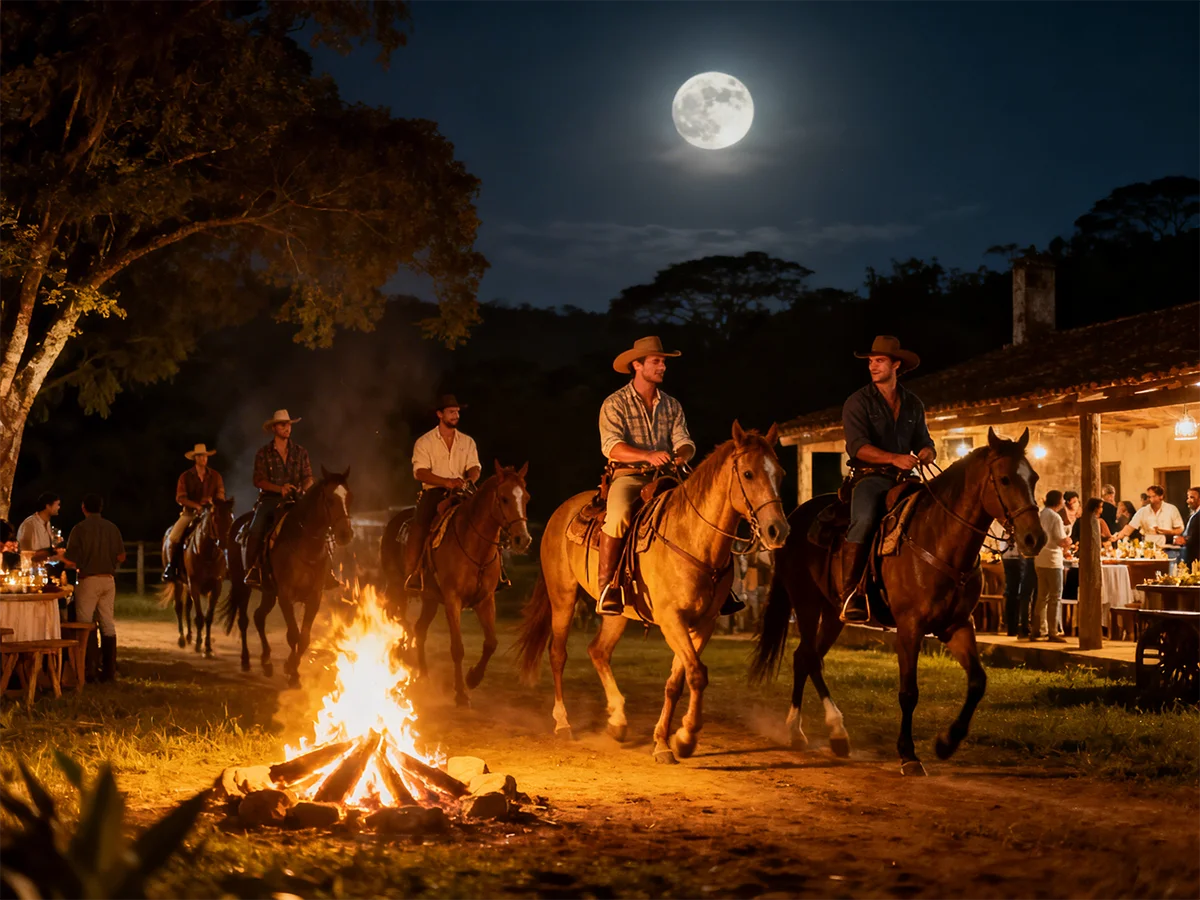Cavalgadas noturnas: uma tradição que vai muito além do percurso