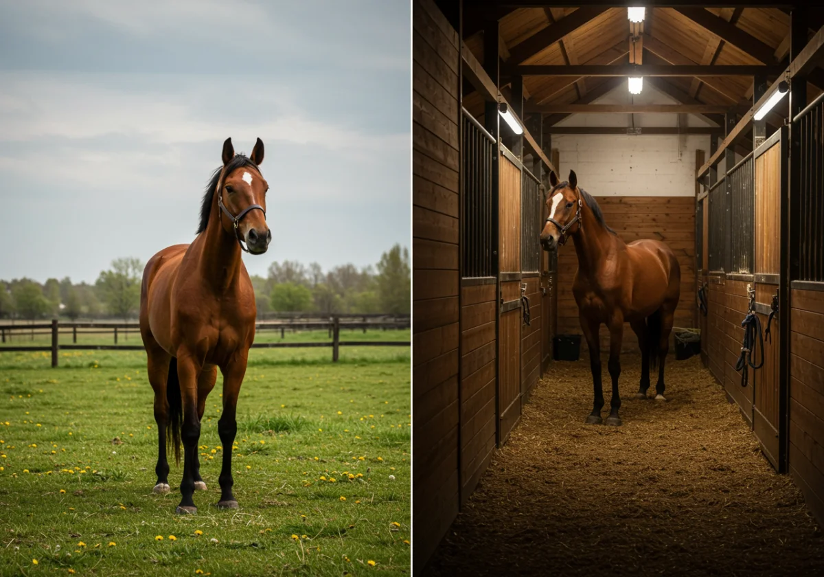 Cavalo em Pasto ou Baiado: Qual é Melhor?