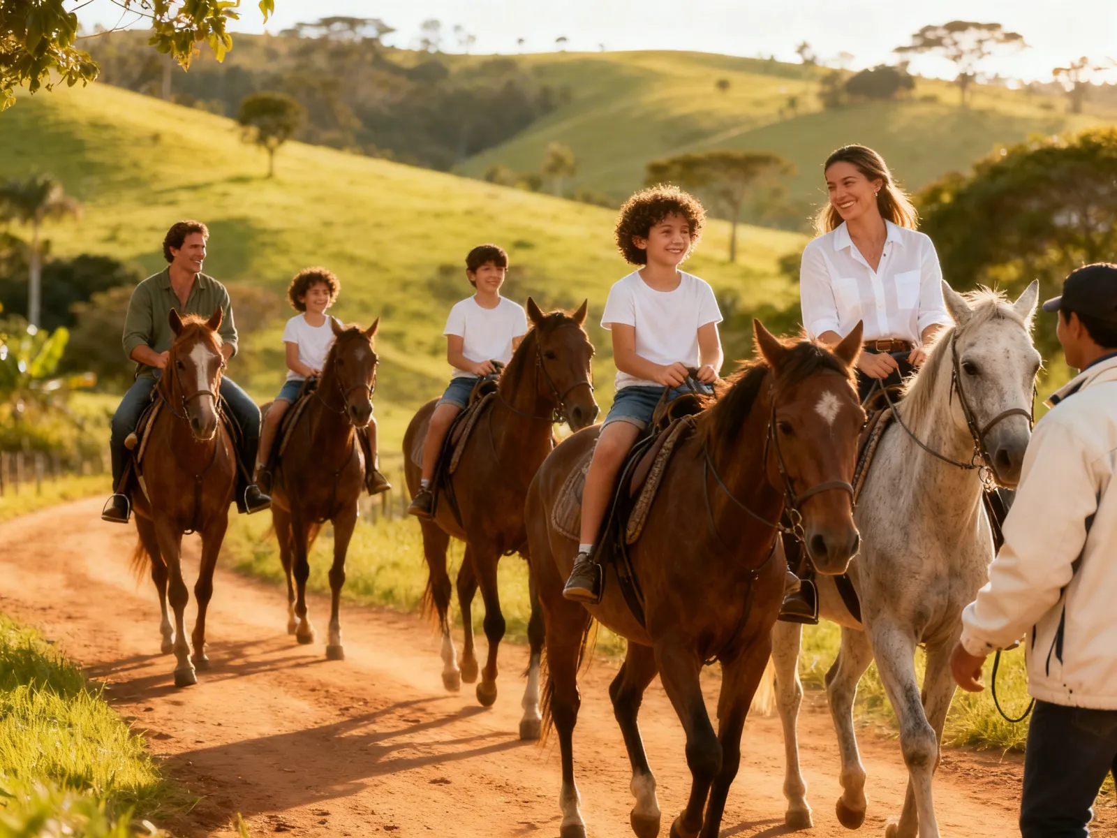 Passeio a Cavalo em Meio à Natureza