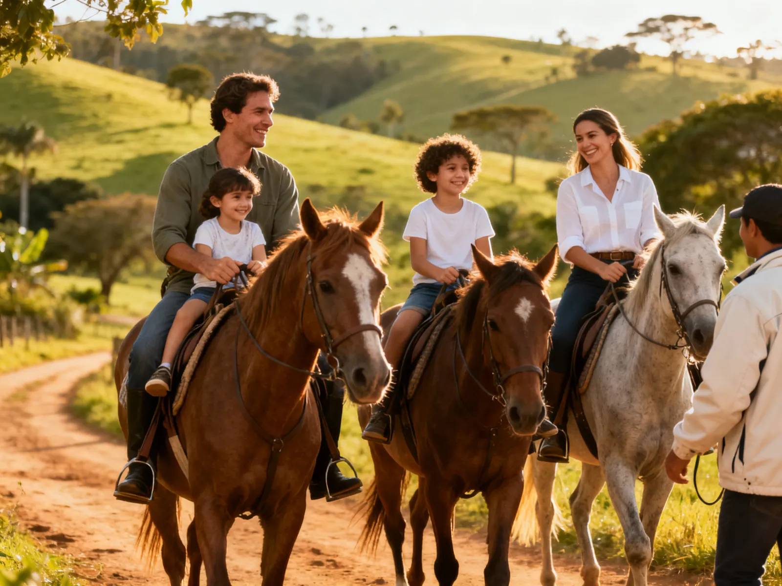 Passeio a Cavalo em Meio à Natureza